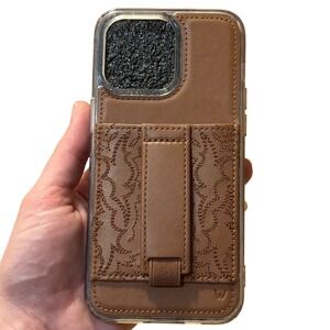 Walli "Howdy" iPhone 15 Pro Max Case by Chelsea DeBoer NEW!! Wallet Pouch/Stand
